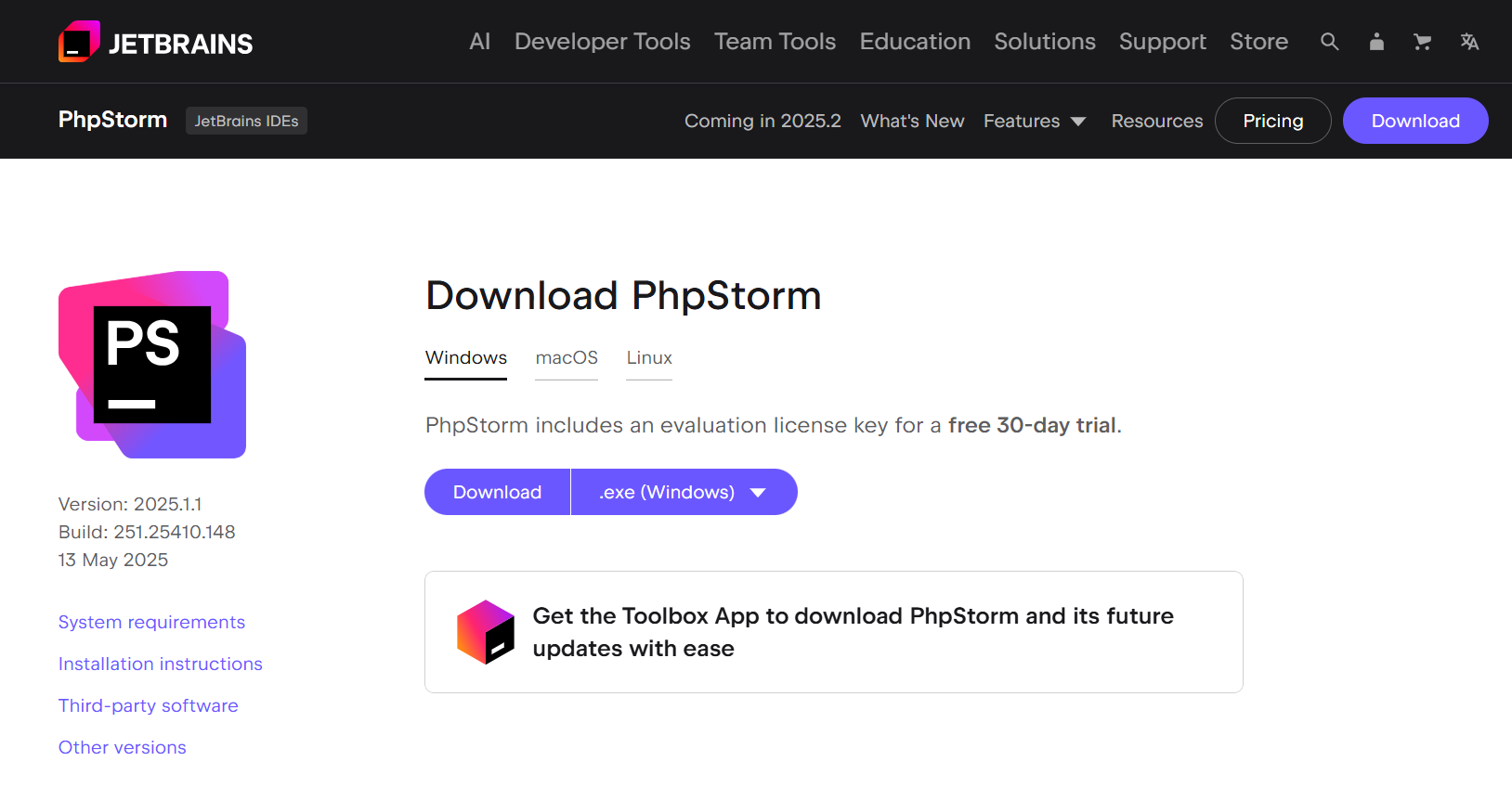 download phpstorm