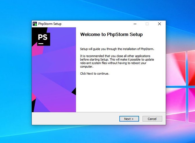 phpstorm step 1