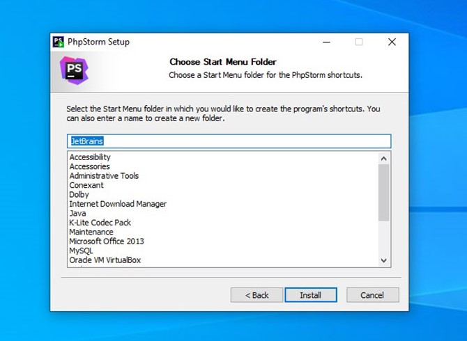 phpstorm step 4